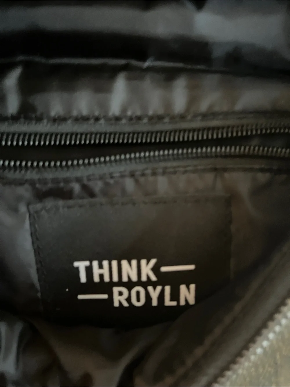THINK ROYLN Light Blue Denim Crossbody with Black Strap